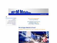 wm-metallbau.de Webseite Vorschau