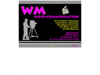 wm-video.de Webseite Vorschau
