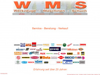 wms-werkzeuge.at Webseite Vorschau