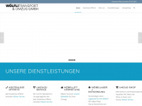 woelflitransport.ch Webseite Vorschau