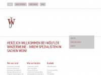woelfler-winzerweine.at Webseite Vorschau
