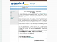 woerterbuch-deutsch-bayerisch.de Webseite Vorschau