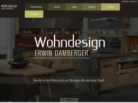 wohndesign-damberger.at Webseite Vorschau