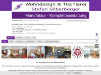 wohndesign-silberberger.at Webseite Vorschau