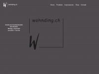 wohnding.ch Webseite Vorschau