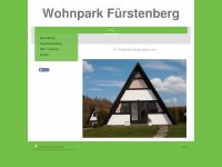 wohnpark-fuerstenberg.de Webseite Vorschau