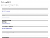 wohnung-zuerich.ch Webseite Vorschau
