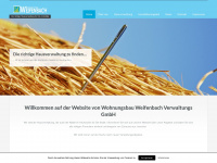 wohnungsbau-weifenbach.de Webseite Vorschau