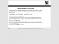 wohnungsnummer.ch Webseite Vorschau