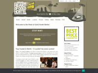 heartofgold-hostel.de Webseite Vorschau