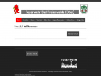 feuerwehr-bad-freienwalde.de Webseite Vorschau