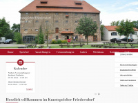 kunstspeicher-friedersdorf.de Webseite Vorschau