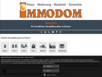 immodom.de Webseite Vorschau
