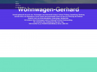 wohnwagen-gerhard.de Webseite Vorschau