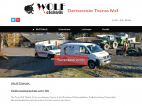 wolf-elektrik.de Webseite Vorschau