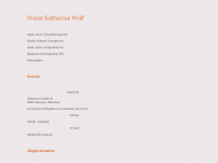 wolf-praxis.de Webseite Vorschau