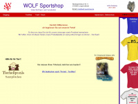 wolf-sportshop.de Webseite Vorschau