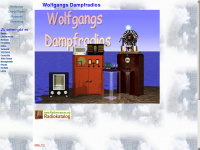 wolfgangs-dampfradios.de Webseite Vorschau