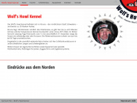 wolfs-howl-kennel.at Webseite Vorschau