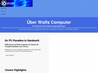 wolfscomputer.de Webseite Vorschau