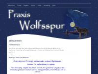 wolfsspur.ch Webseite Vorschau