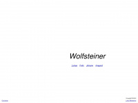 wolfsteiner.de Webseite Vorschau
