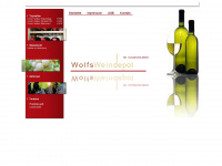 wolfsweindepot.at Webseite Vorschau