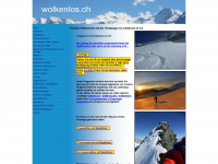 wolkenlos.ch Webseite Vorschau