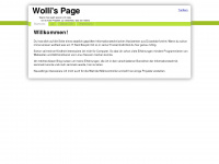 wollis-page.de Webseite Vorschau