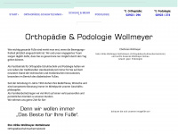 wollmeyer-ortho.de Webseite Vorschau