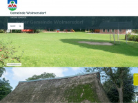 wolmersdorf.de Webseite Vorschau