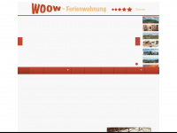 woow-ferienwohnung.de Webseite Vorschau