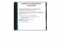 worber-volksmusikante.ch Webseite Vorschau