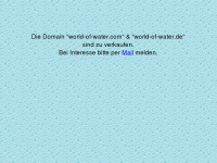 world-of-water.de Webseite Vorschau