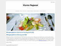 worms-regional.de Webseite Vorschau