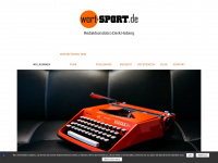 wort-sport.de Webseite Vorschau