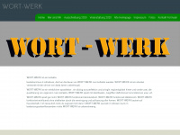 wort-werk.at Webseite Vorschau
