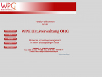 wpg-hausverwaltung.de Webseite Vorschau