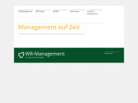 wr-management.de Webseite Vorschau