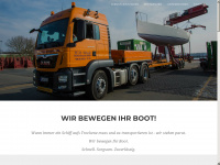wrede-bootstransporte.de Webseite Vorschau