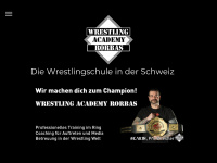 wrestling-academy.ch Webseite Vorschau
