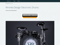 wronka-drums.de Webseite Vorschau