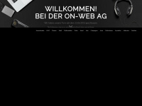 on-web.de Webseite Vorschau