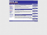 d0x.de Webseite Vorschau