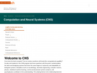 cns.caltech.edu Webseite Vorschau