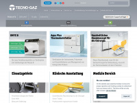 tecnogaz.com Webseite Vorschau