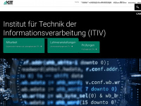 itiv.kit.edu Webseite Vorschau