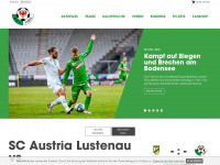 wsg-fussball.at Webseite Vorschau