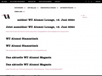 wu-alumni.at Webseite Vorschau