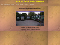 wuensch-transporte.de Webseite Vorschau